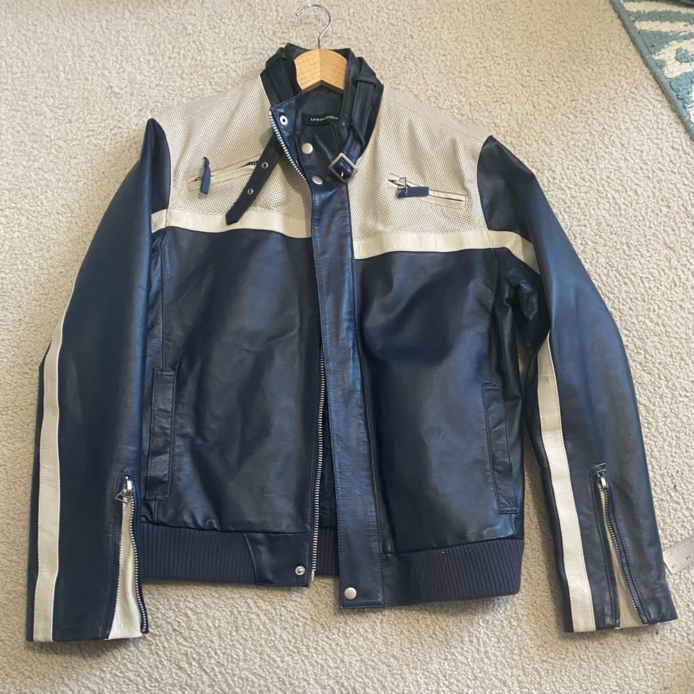 Urban Behavior Leather Motor/Biker Jacket Size M